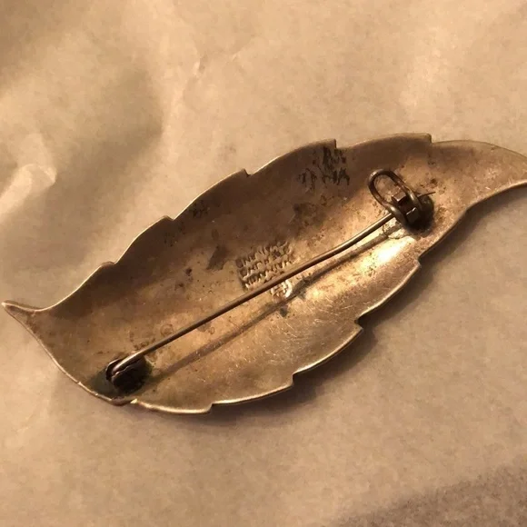 Vintage SIAM Nielloware‎ Sterling Brooch - Picture 2 of 5